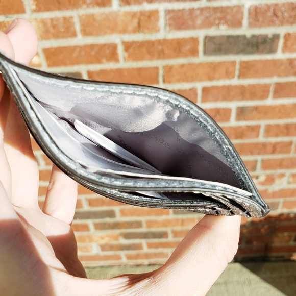 🌺NWT Michael Kors card holder case wallet glitter - Picture 6 of 8